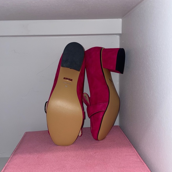 Pink suede loafers - Picture 5 of 5